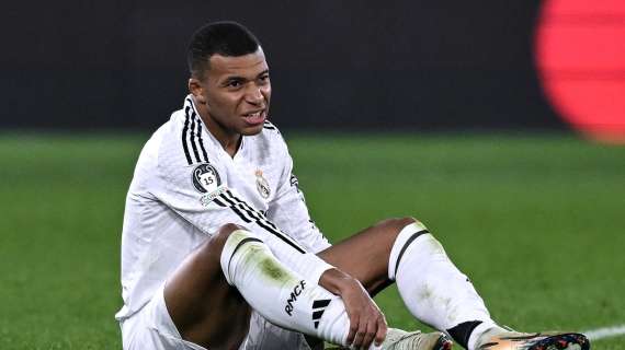 Real Madrid, Mbappé ko contro l'Atalanta: domani gli esami strumentali