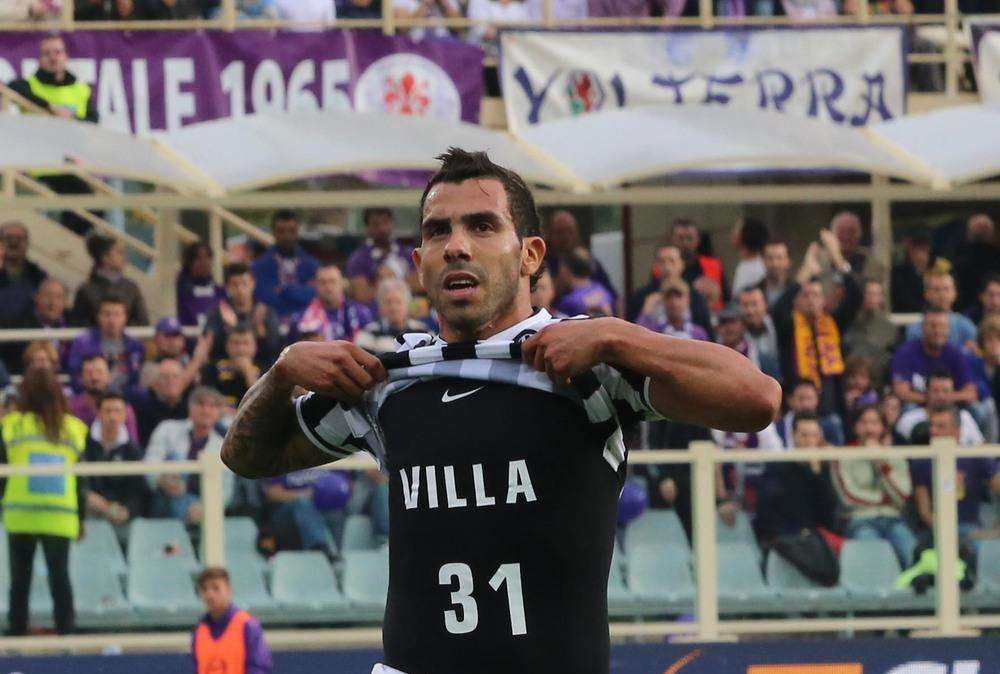 Juventus, Tevez forza e coraggio