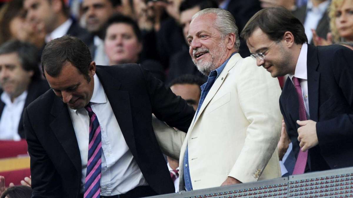 Napoli, De Laurentiis: "Sorteggio di prestigio. Ma è una messa in scena"