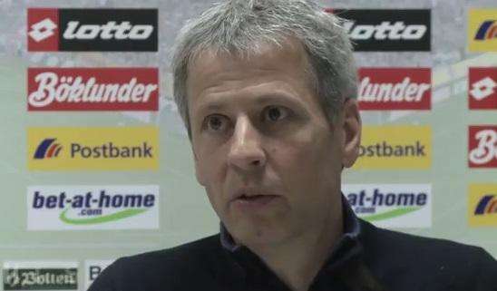 M'Gladbach, Favre: "Volevamo ottenere un buon risultato"