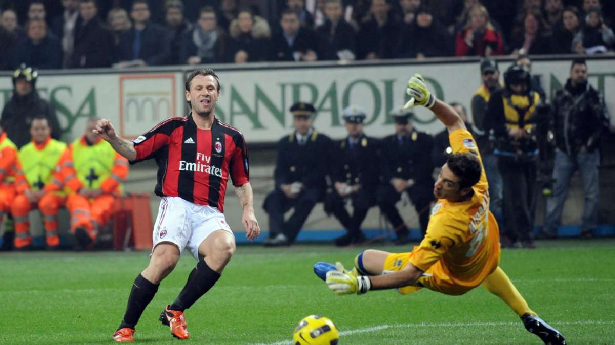 Milan, 100 volte Cassano