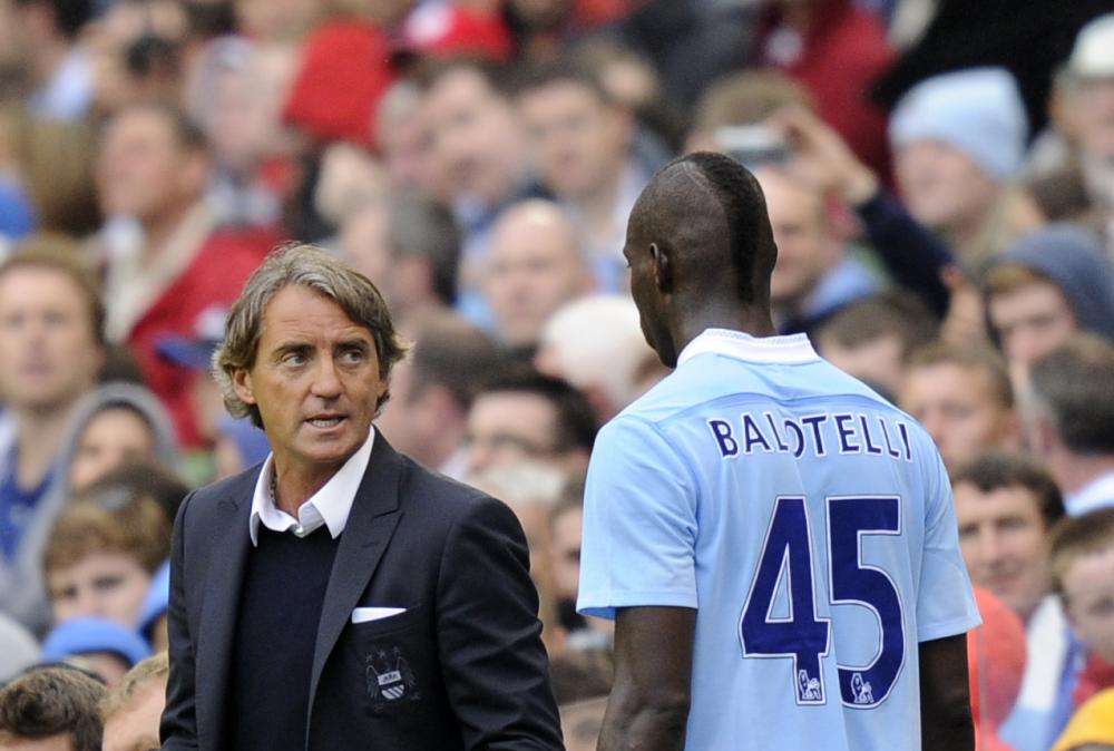 Manchester City, Mancini: "Spero che Balotelli resti"