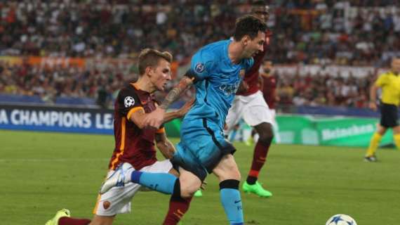 Probabili formazioni Barcellona-Roma: Messi c'è, Mascherano no. De Rossi in dubbio