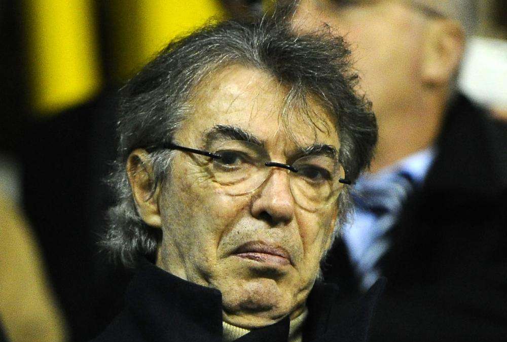 Inter, Moratti: "Le tre dita? Gesto adeguato" E sul flop di Londra: "Poco carattere"