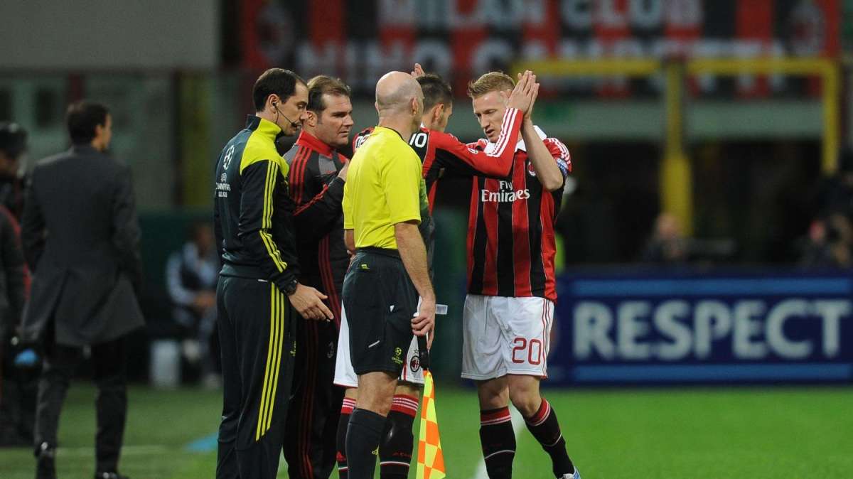 Milan, per Abate lesione al quadricipite destro