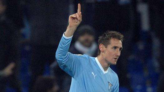 Lazio, Klose miglior tedesco all'estero