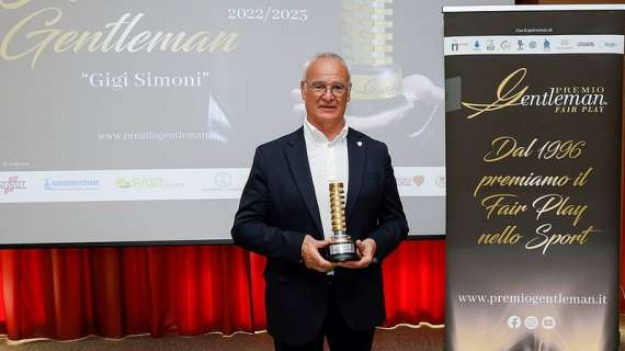Il premio della Lega B ‘Gentleman far play Gigi Simoni’ è stato consegnato a Claudio Ranieri