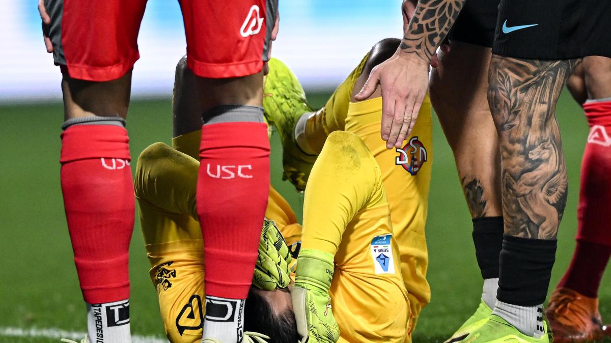 Follia allo Zini. Il Corriere dello Sport in apertura: "Audero shock, colpito da un petardo"