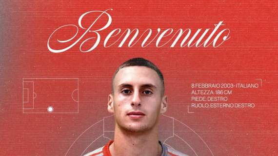 UFFICIALE - Rinforzo per la difesa: dal Milan arriva Filippo Terracciano