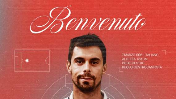 Un altro rinforzo per la Cremonese: arriva Alberto Grassi.   