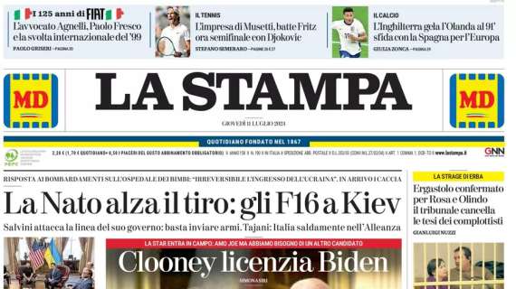 La Stampa - L’Inghilterra gela l’Olanda al 91’, sfida con la Spagna per l’Europa