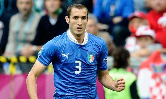 Italia, Chiellini e l'infortunio: "Già al lavoro per recuperare"