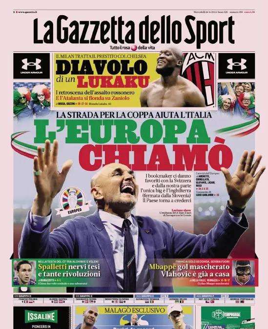Gazzetta - L'Europa chiamò