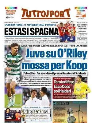 Tuttosport - Estasi Spagna