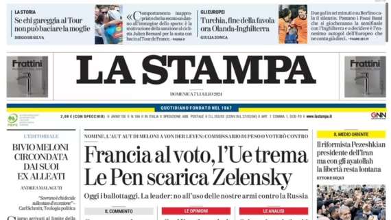 La Stampa - Lacrime turche. Saka “cancella” Wembley