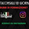 Fantacalcio, dubbi su chi schierare 18a giornata? Scrivici su Instagram
