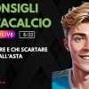 TWITCH - Dalle 16:00 TFC LAB: I consigli per l'asta al fantacalcio