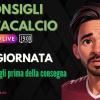 TWITCH - Dalle 19:00 ultimi fantaconsigli 8^ giornata + ufficiali