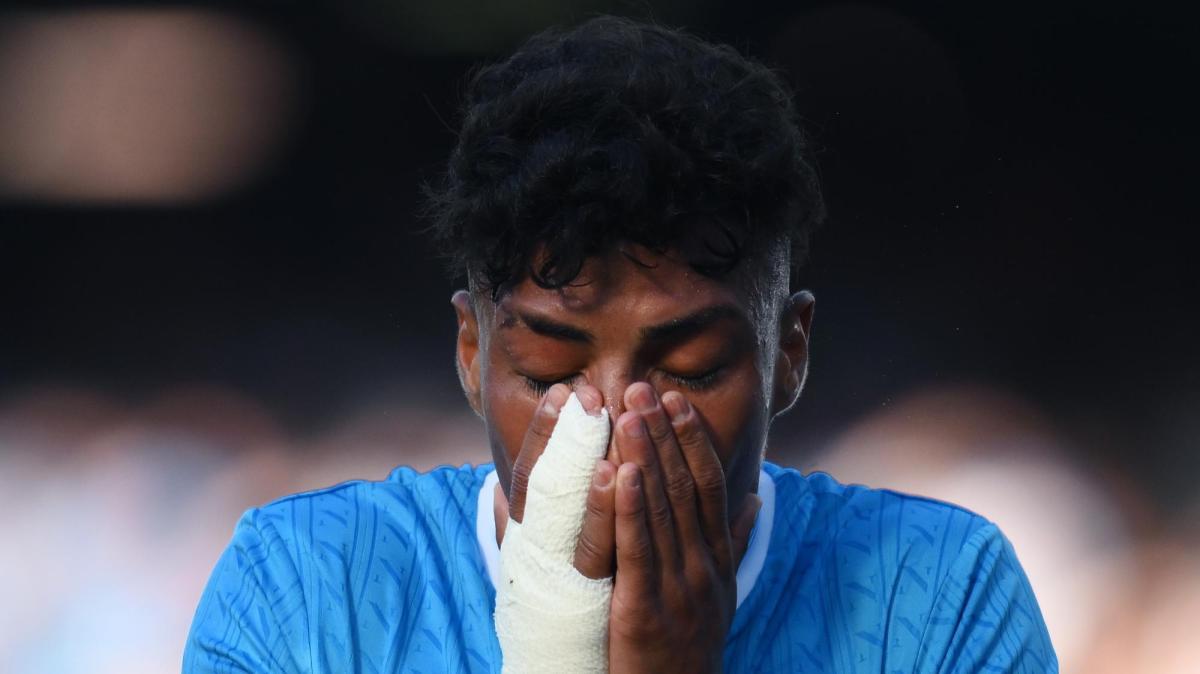 Napoli-Udinese, Santos e Lobotka costretti al cambio nel primo tempo