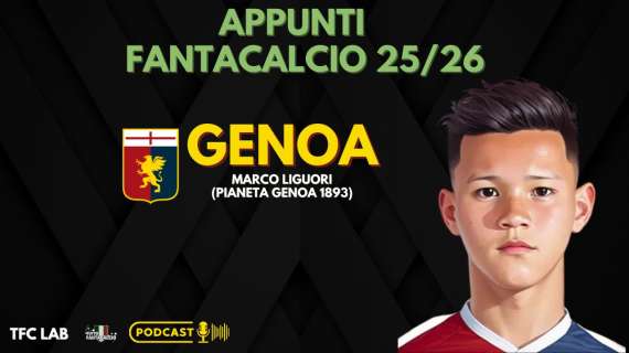 Fantacalcio, Recap del Genoa al Fantacalcio