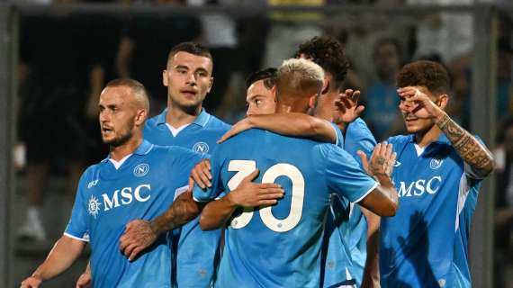 Amichevole Napoli-Brest 1-0