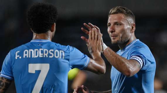 Le formazioni ufficiali di Lazio-Lecce: Felipe Anderson dal 1'. Dalla panchina Strefezza