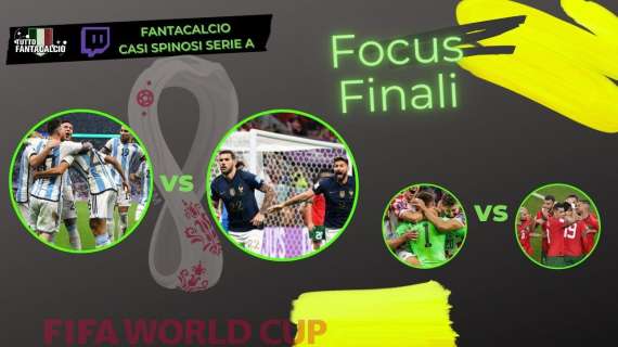 TWITCH - Fantacalcio, focus finali mondiali & fantacalcio