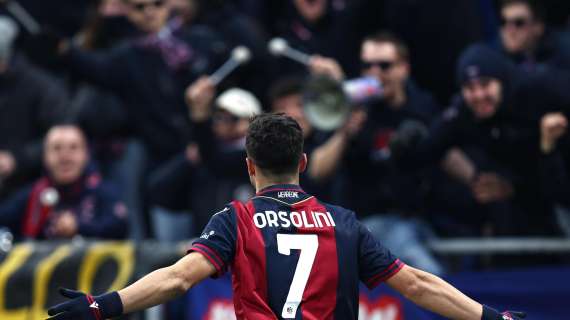 Bologna - Orsolini é il primo centrocampista ad arrivare a 10 gol