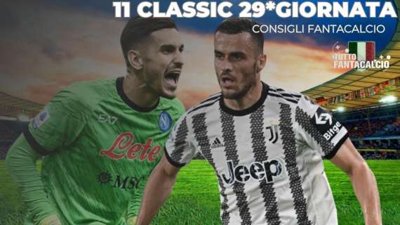 Fantacalcio,  29^giornata:  11 consigliati in modalità classic