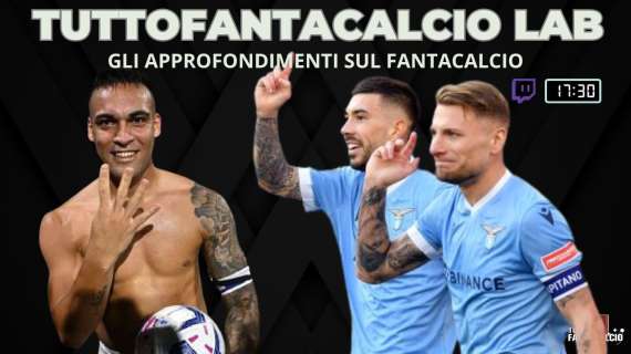 TWITCH - Tuttofantacalcio Lab: analisi 7^ giornata con focus Lazio