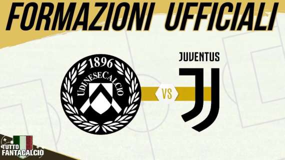 Fantacalcio, Udinese-Juventus: le ufficiali