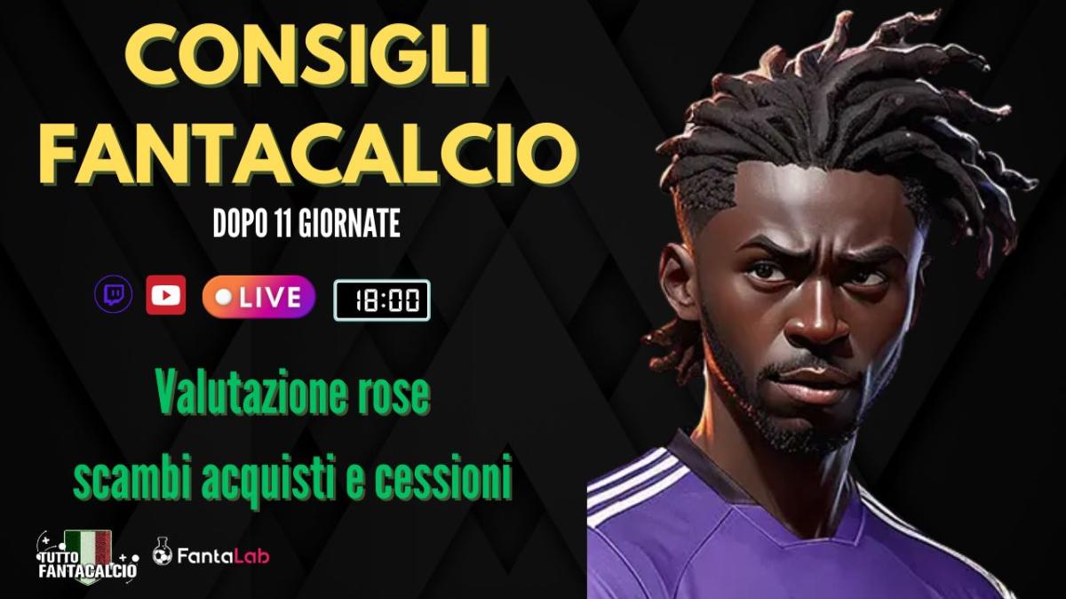 TWITCH - Dalle 18:00 TFC LAB: Valutazione rose e scambi 