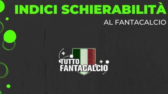 Fantacalcio, 29^ giornata: gli indici di schierabilità di ogni match