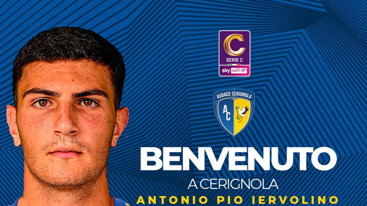 Cerignola, dalla Salernitana arriva in prestito il centrocampista Iervolino 