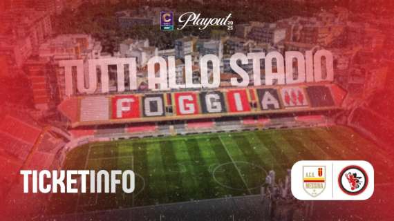 Foggia-Messina, ecco tutte le info su prelazione e vendita libera 