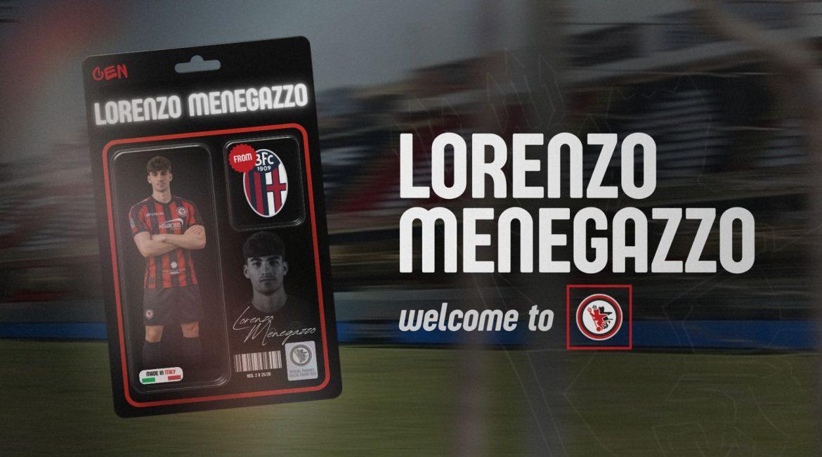 Foggia, dal Bologna arriva Menegazzo 