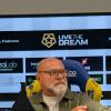 Conferenza Live The dream , Cosmi:  "Bello  essere qui col  Frosinone appena tornato in Serie A"