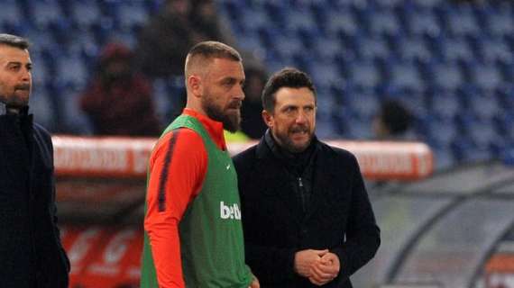 CorSport, Retroscena Roma: Di Francesco e De Rossi, duo mancato in panchina