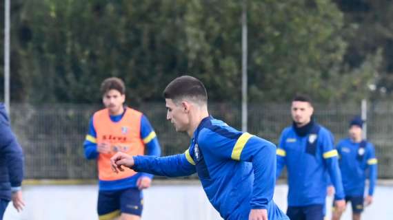 Verso Frosinone-Sudtirol: le immagini dell'allenamento del Frosinone calcio