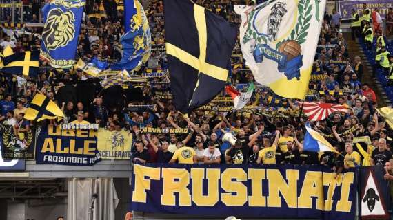 I tifosi del Frosinone non perdono: "Gente così fa bene al calcio"