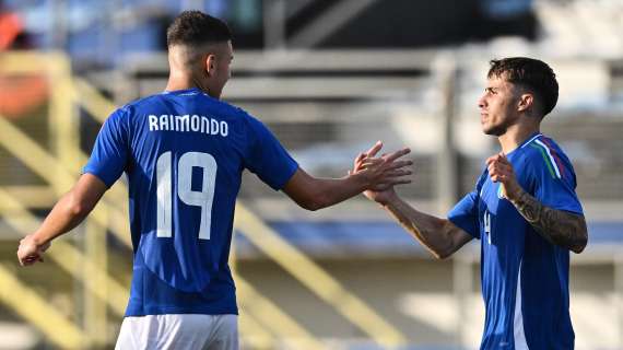U21 Italia-Montenegro 2-1: Raimondo si procura il rigore della rimonta