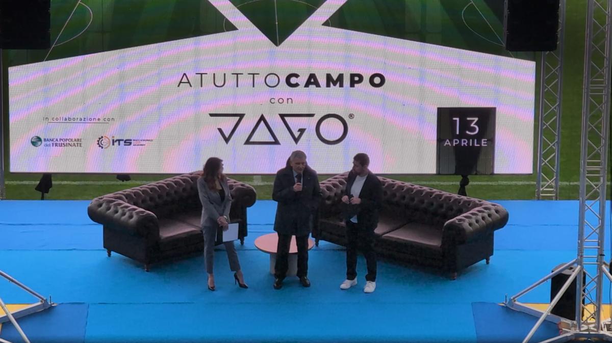 Le parole del Presidente Stirpe all'evento "ATUTTOCAMPO CON JAGO"