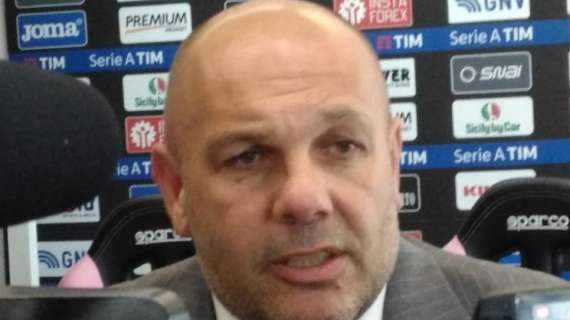 Palermo, Tedino: "Periodo negativo alle spalle. Frosinone, abbiamo recuperato un punto. Vogliamo la A: ci rimbocchiamo le maniche"