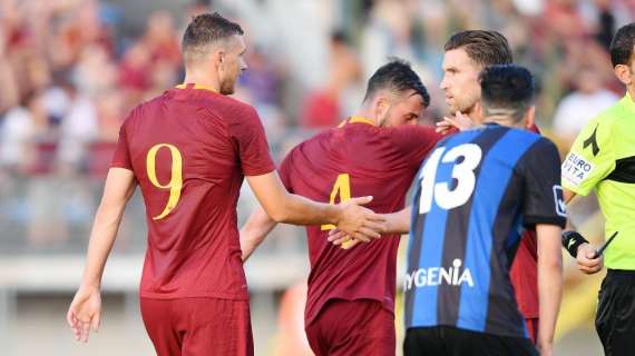 Roma, 9-0 al Latina in amichevole: tripletta di Schick e doppietta di Dzeko