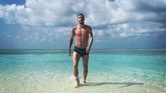 Nicola Citro si gode il relax al mare delle Maldive