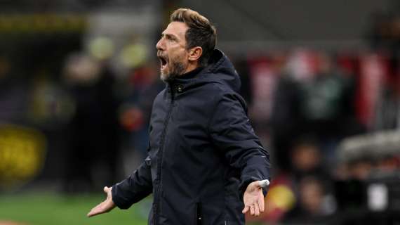 Hellas Verona-Frosinone: fischi per Di Francesco durante la lettura delle formazioni