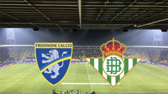 Rivivi il live Frosinone-Real Betis 1-3: Fine partita, vincono i Béticos