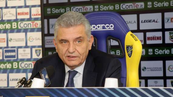 Maurizio Stirpe apre alla cessione del Frosinone Calcio: "Se si vuole alzare l'asticella... si presentasse qualcuno con un progetto serio, io mi alzo e lascio il posto"