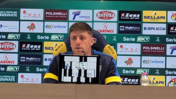 Frosinone, primo gol in B sotto la Nord per Gabriele Bracaglia