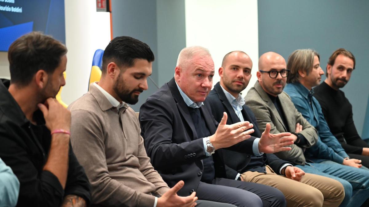 Il Frosinone calcio incontra gli sponsor al Benito Stirpe